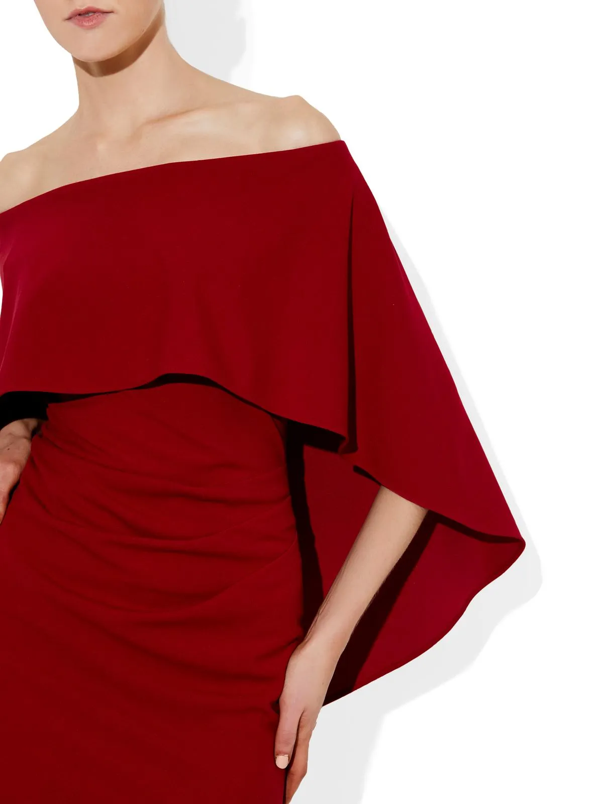 Aerin Red Crepe Dress