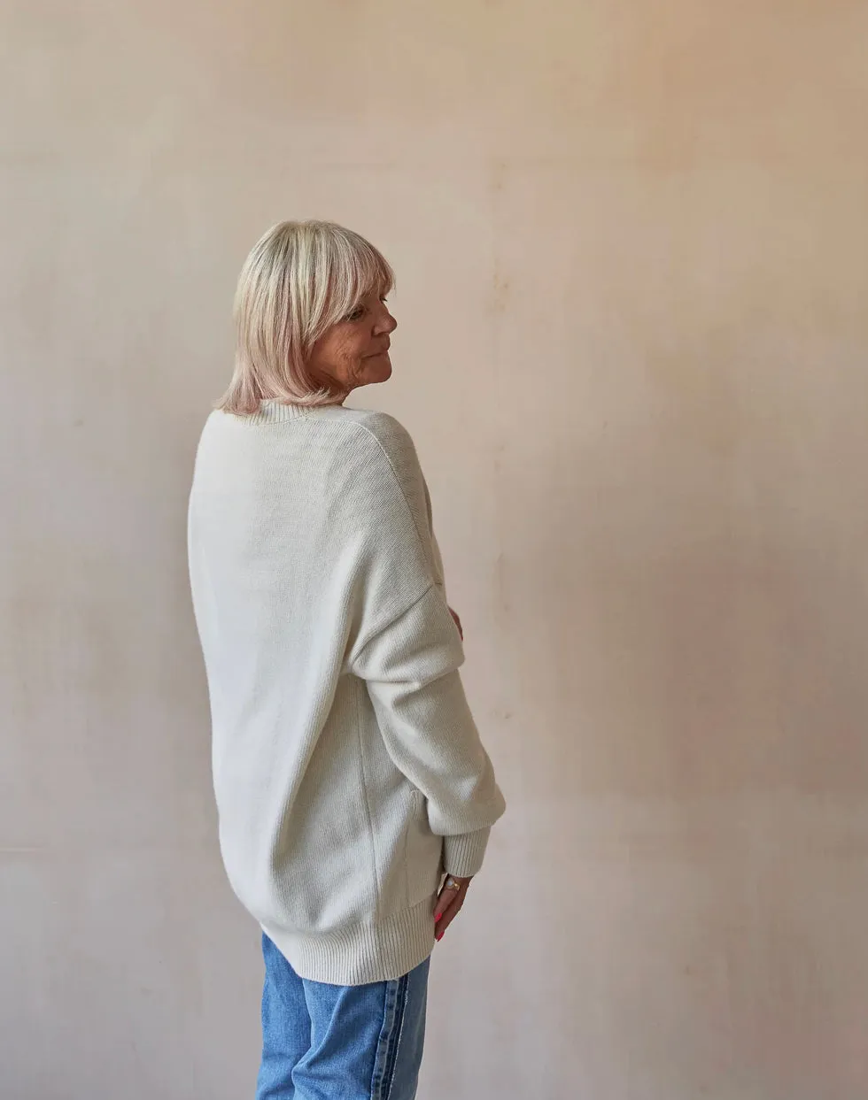 Andrea Cream Cardigan