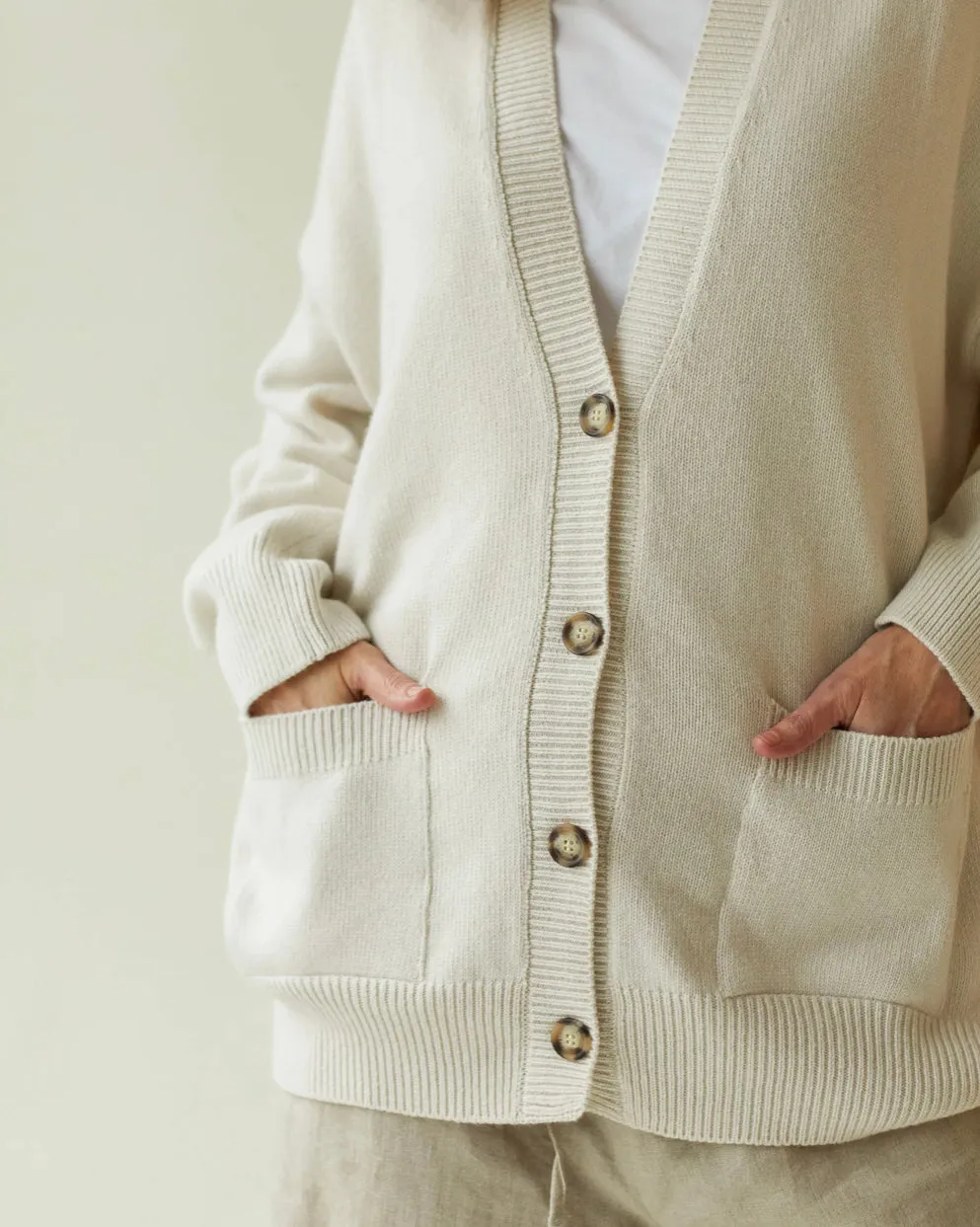 Andrea Cream Cardigan