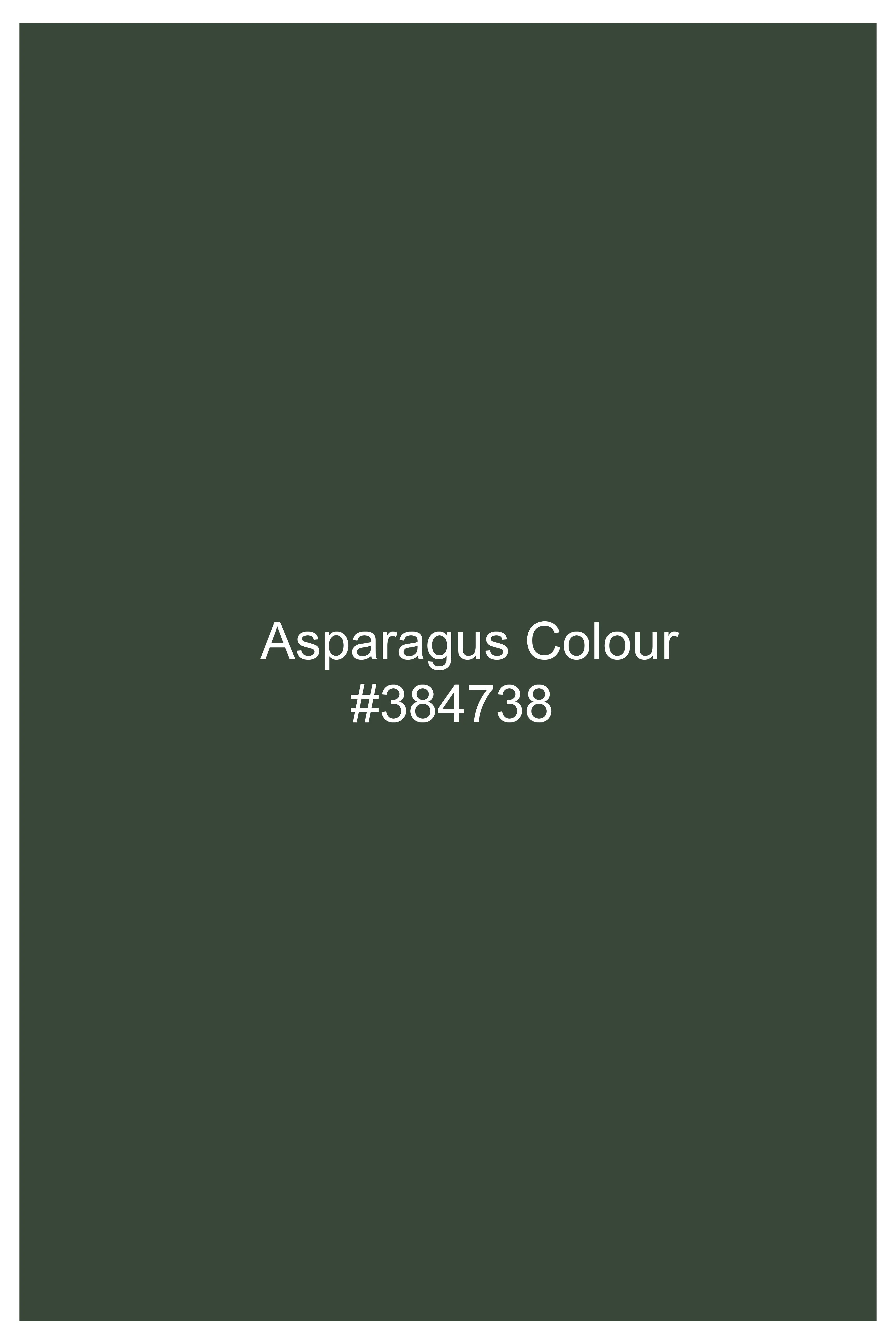 Asparagus Green Subtle Sheen Super Soft Premium Cotton Shorts