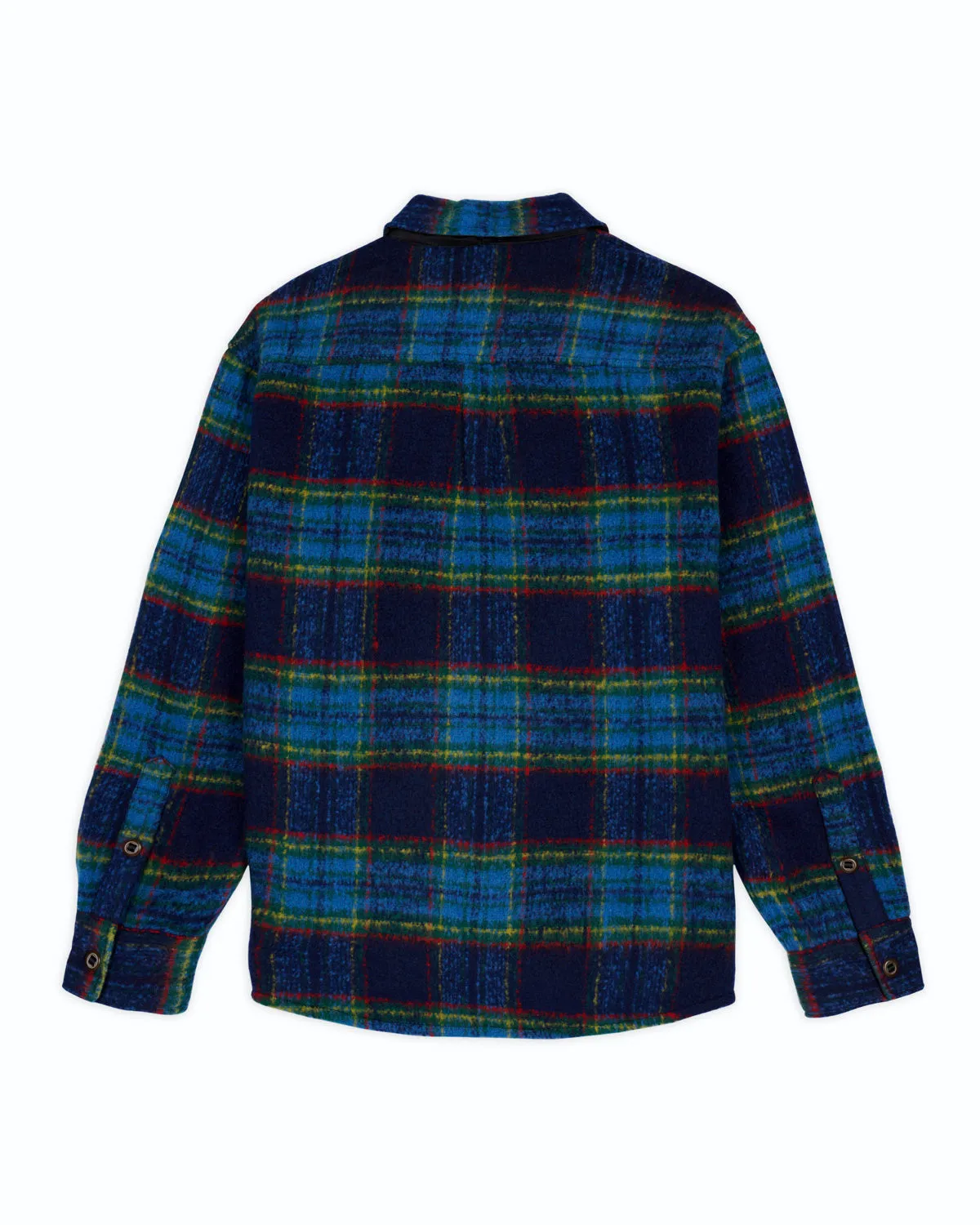 Brushed Rancher Flannel Shirt Jacket - Navy