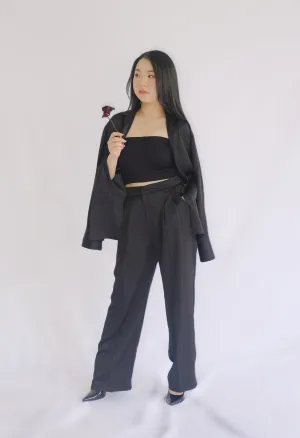 Girl Boss Silk Two Piece Set