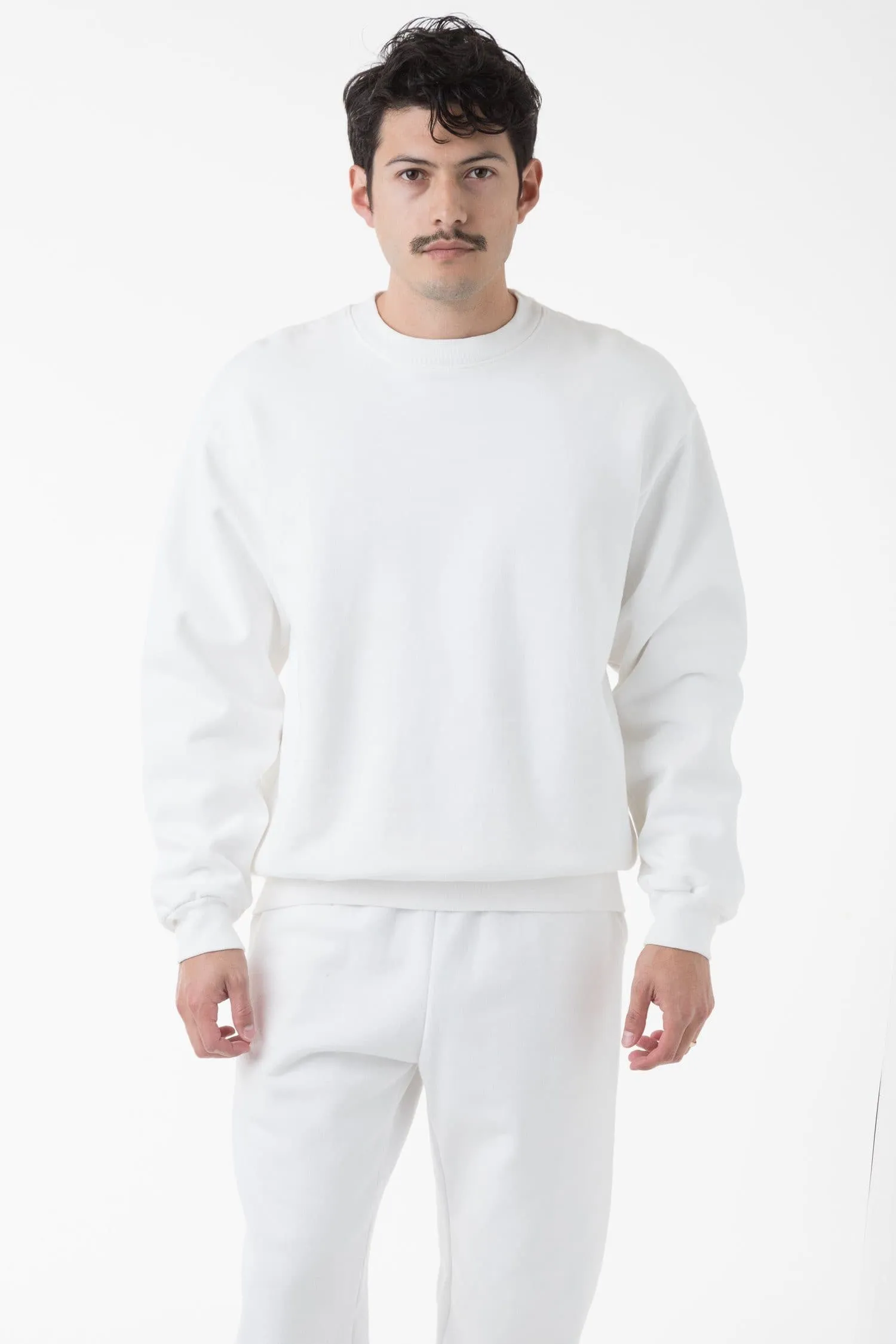 HF07 - Heavy Fleece Crewneck Sweater (Piece Dye)
