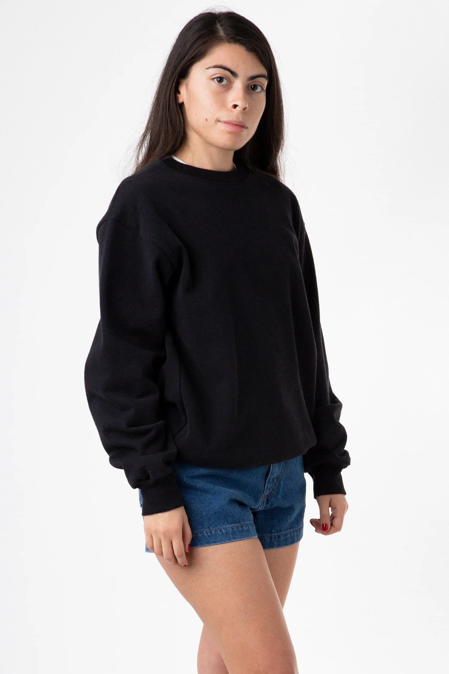 HF07 - Heavy Fleece Crewneck Sweater (Piece Dye)