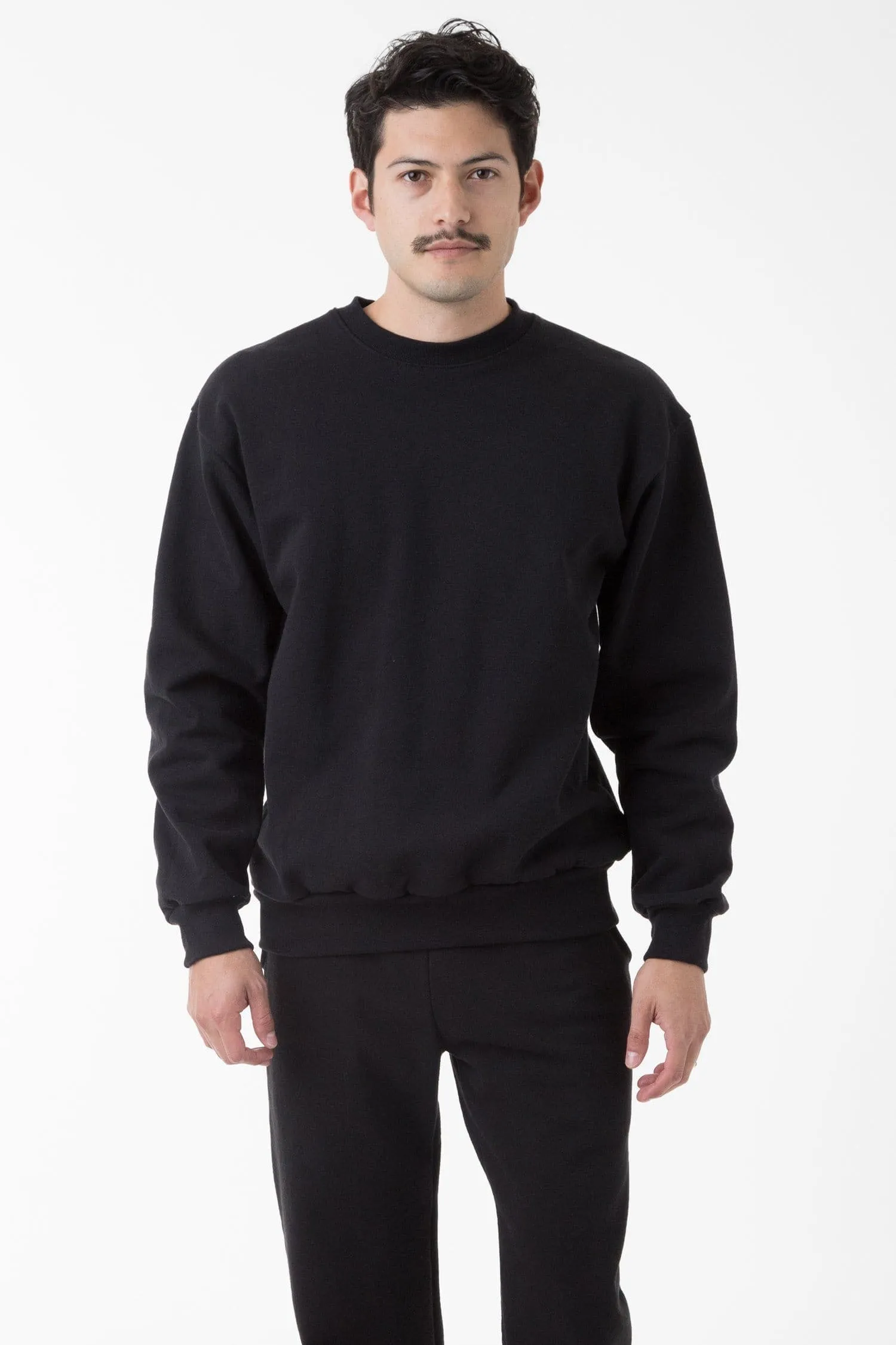 HF07 - Heavy Fleece Crewneck Sweater (Piece Dye)