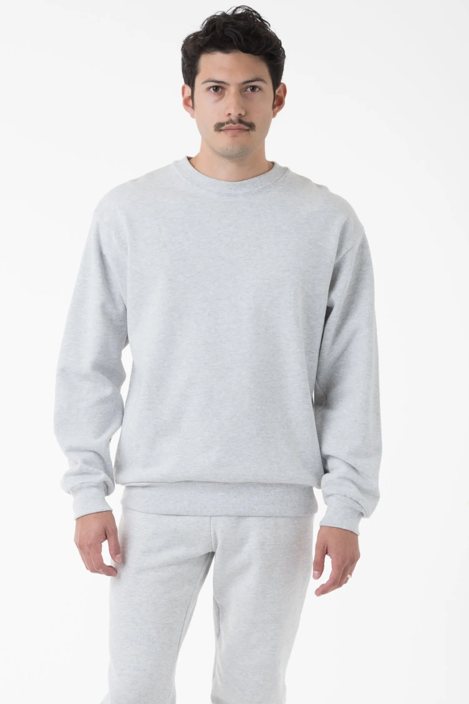 HF07 - Heavy Fleece Crewneck Sweater (Piece Dye)