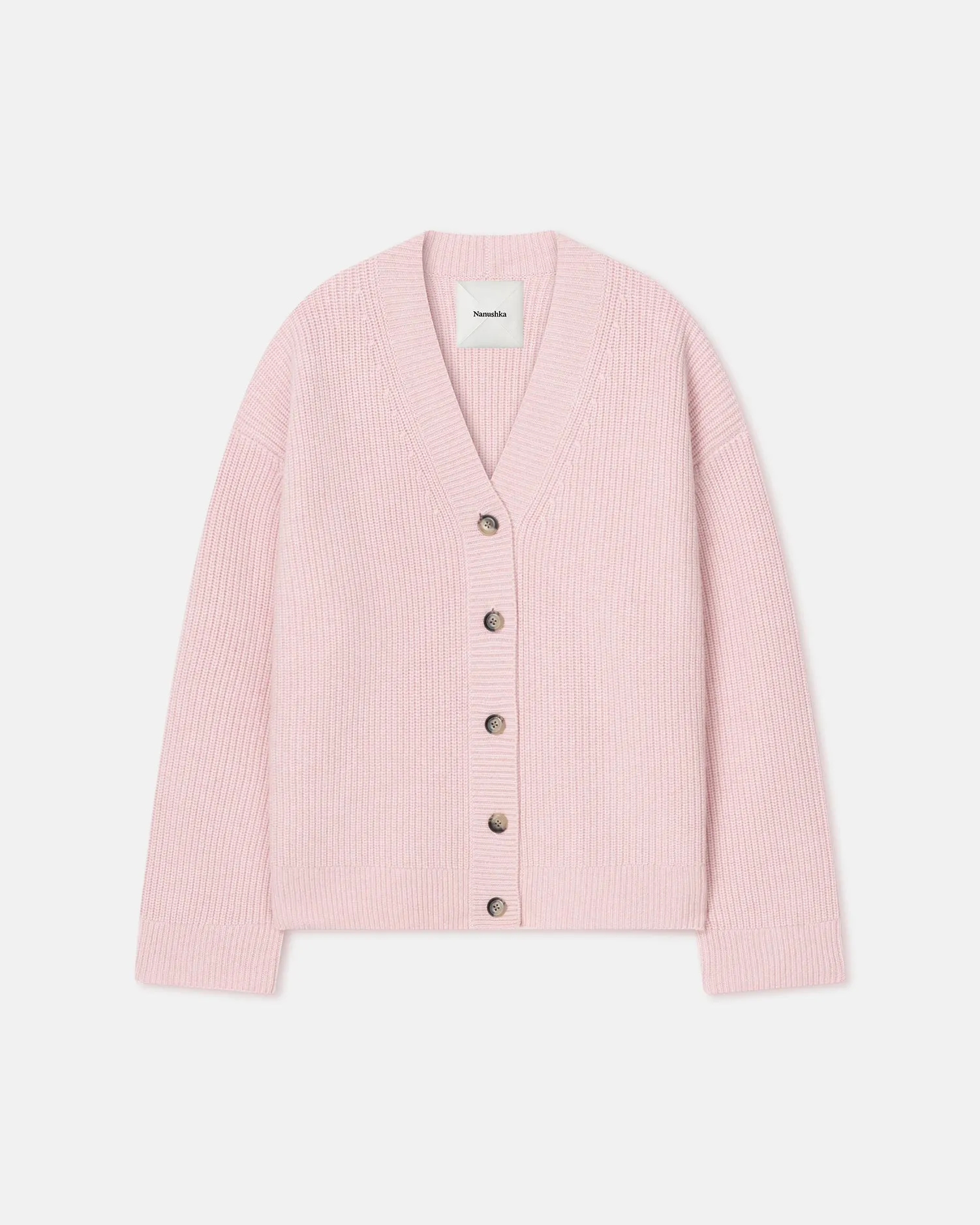 Laran - Cashmere-Blend Cardigan - Light Pink