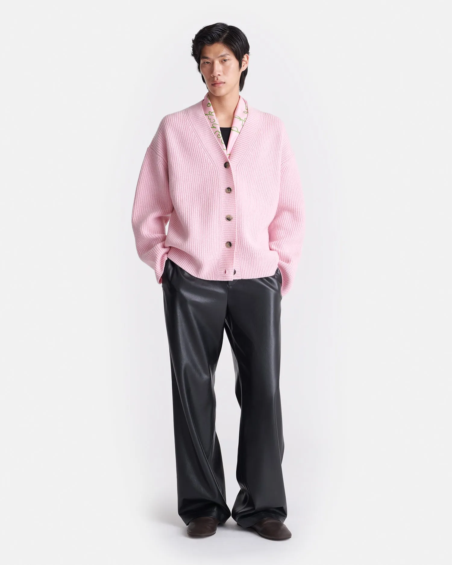 Laran - Cashmere-Blend Cardigan - Light Pink
