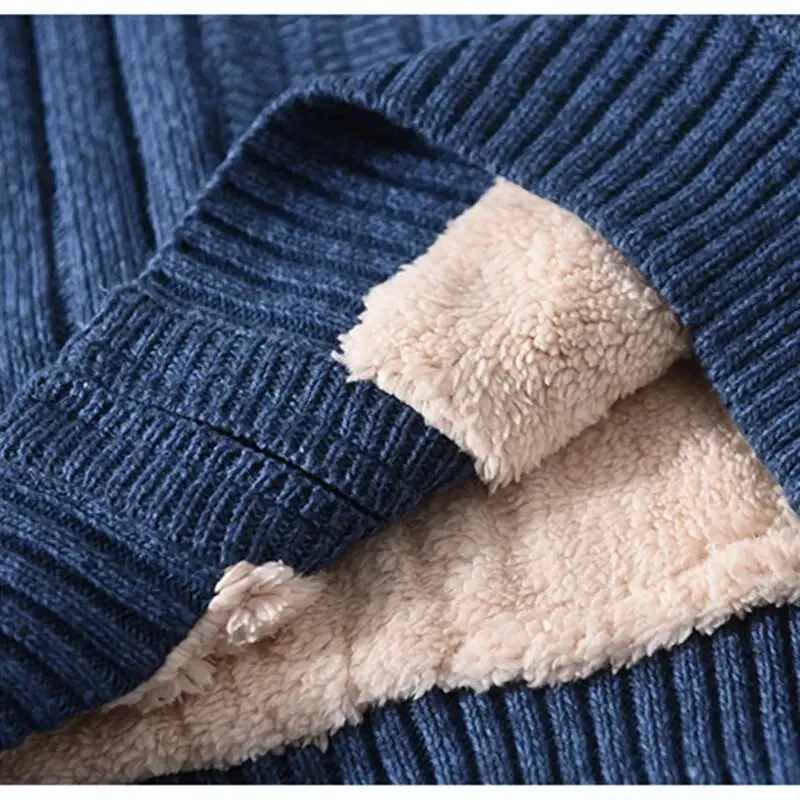 Luxman Plus Size M-6XL 7XL Winter Cashmere Cardigan