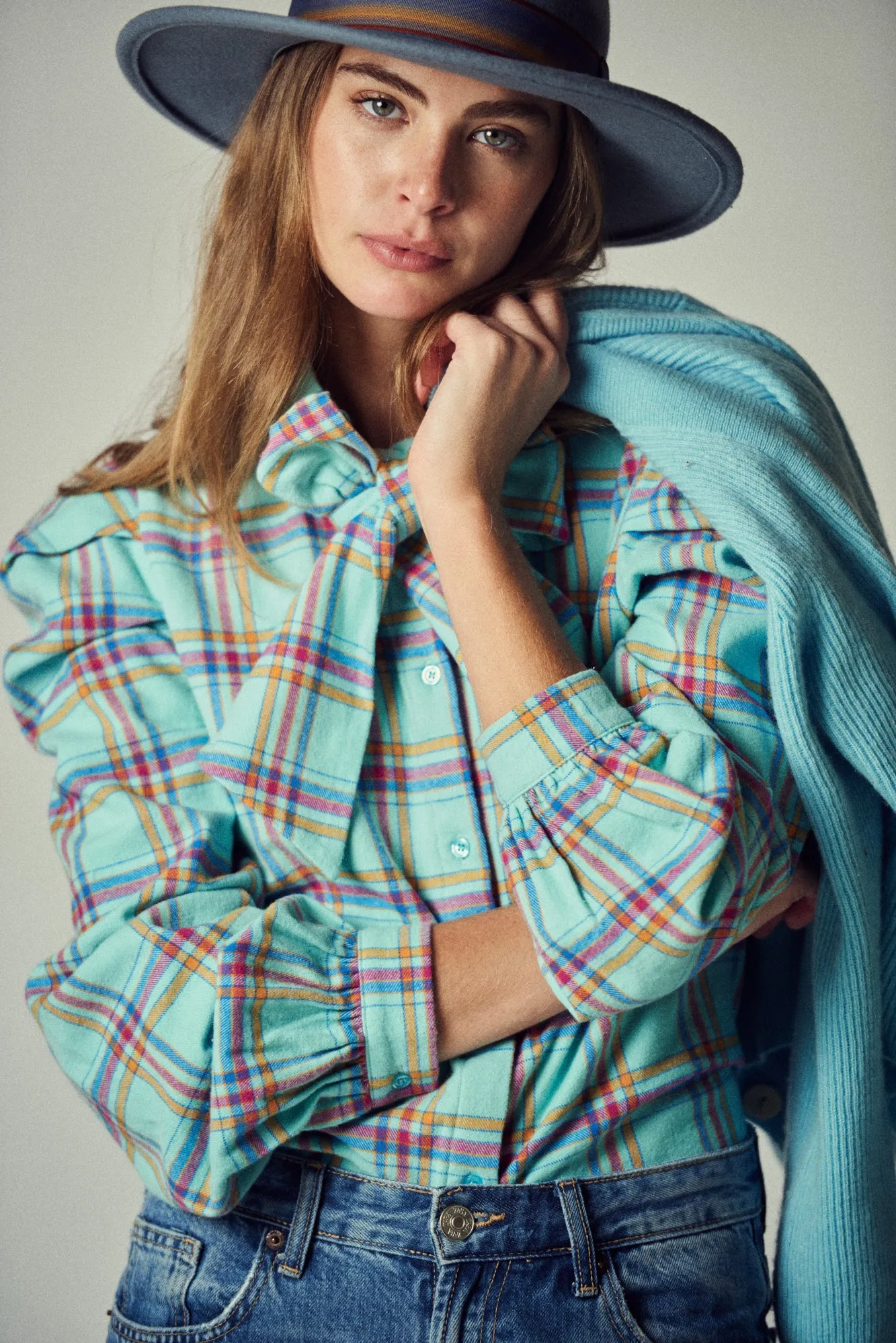 The Long Sleeve French Bow Shirt